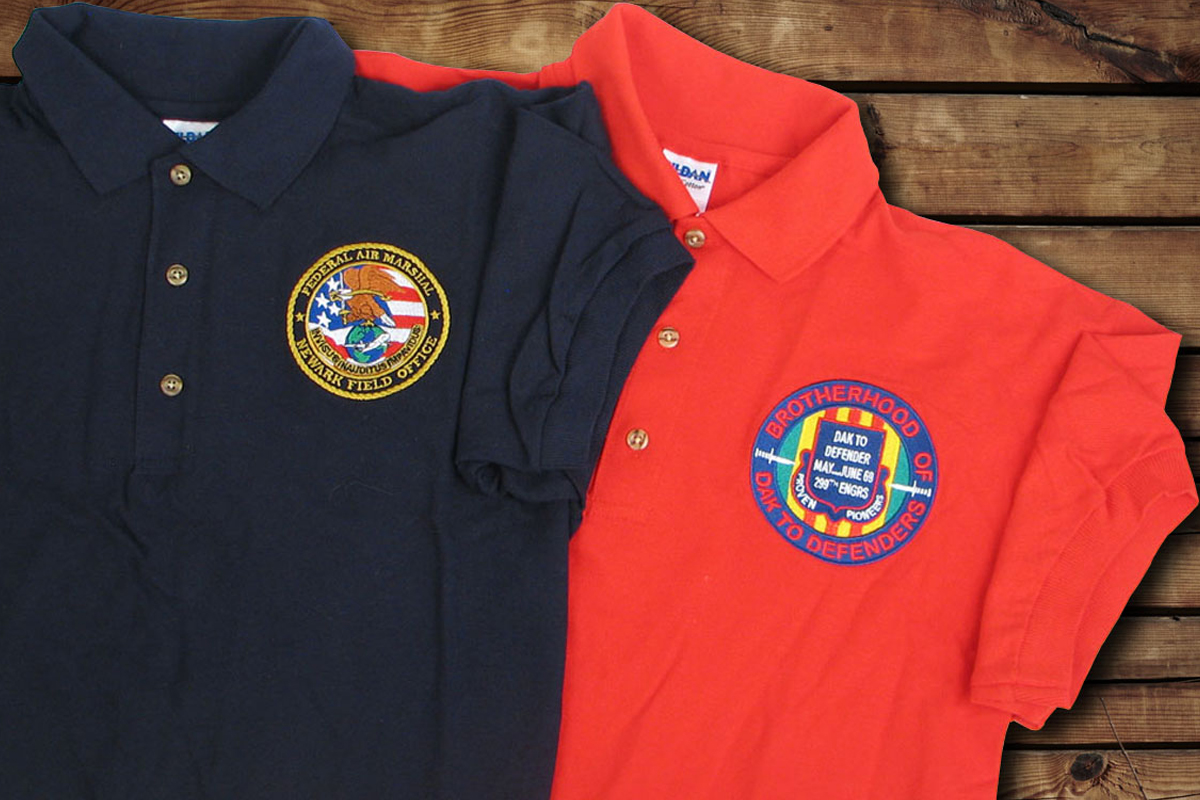 Branded corporate polos